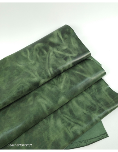 Vineyard Green Ciclone Hot Pull Up Semi Shine Leather