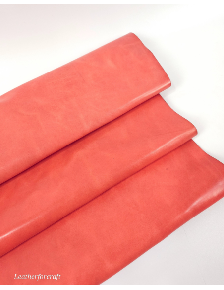 Coral Ciclone Hot Pull Up Semi Shine Leather