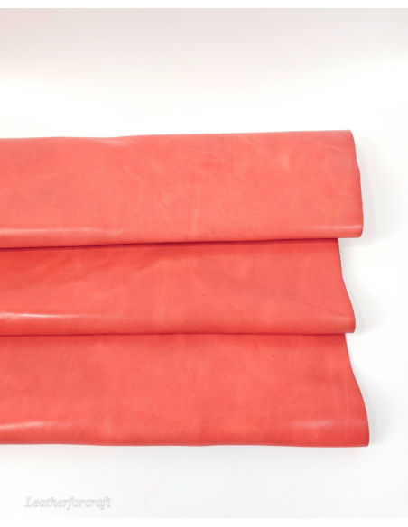 Coral Ciclone Hot Pull Up Semi Shine Leather