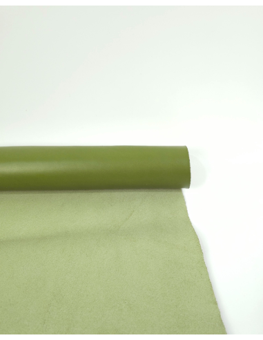 Avocado Havanna Sporty Classy Smooth Nappa Uniform Grain Leather
