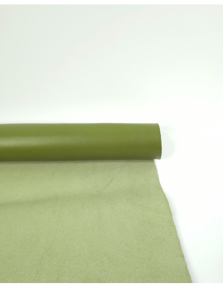 Avocado Havanna Sporty Classy Smooth Nappa Uniform Grain Leather