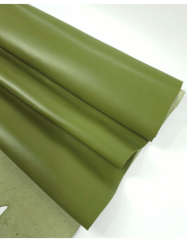 Avocado Havanna Sporty Classy Smooth Nappa Uniform Grain Leather