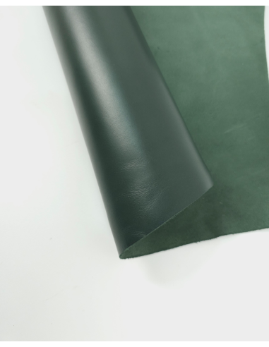 Deep Forest Pallermo Bicolor Full Grain Fine Semi Shine Aniline Leather