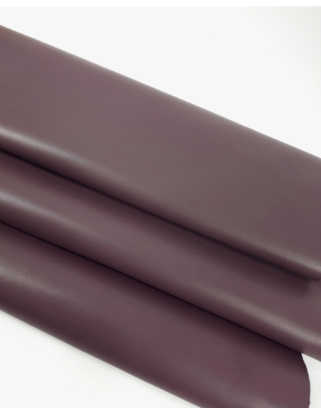 French Roast Pallermo Bicolor Full Grain Fine Semi Shine Aniline Leather