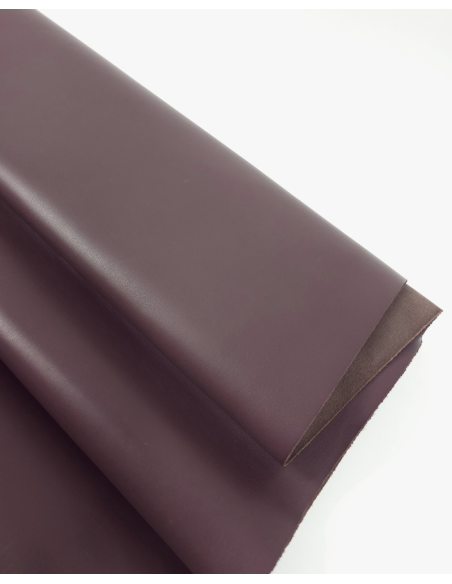 French Roast Pallermo Bicolor Full Grain Fine Semi Shine Aniline Leather