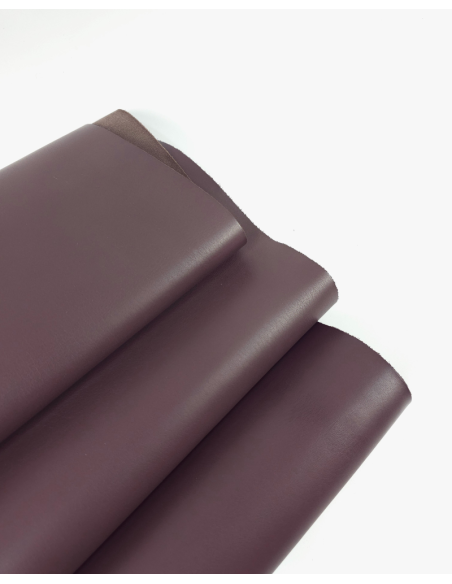 French Roast Pallermo Bicolor Full Grain Fine Semi Shine Aniline Leather