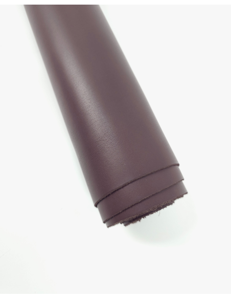 French Roast Pallermo Bicolor Full Grain Fine Semi Shine Aniline Leather