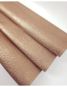 Rame Canela Pitonato Embossed Metallic Amazing Relief Snake Leather