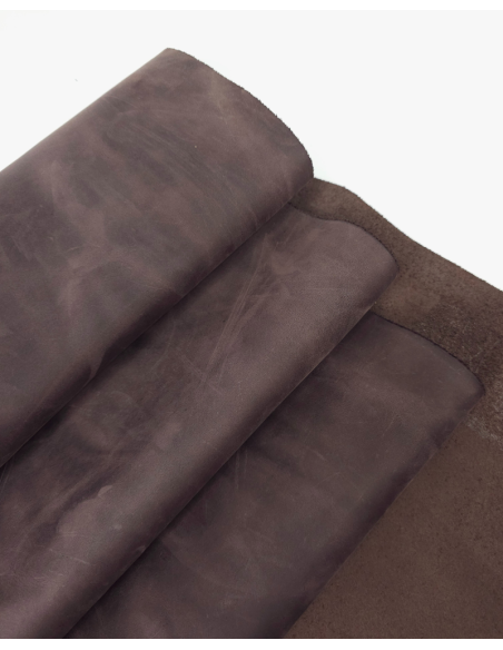 Coffee Quartz Oil Pull Up Soft Vintage Waterproof Leather