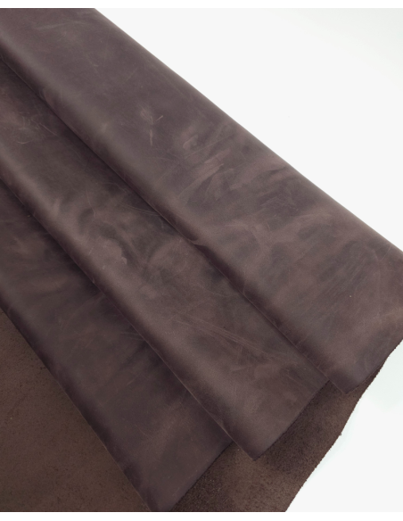 Coffee Quartz Oil Pull Up Soft Vintage Waterproof Leather