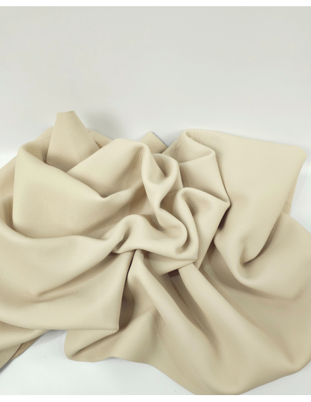 White Swan Aspen Ultra Soft Fluffy Natural Pebble Surface Thick Leather (2,0/2,2 mm)