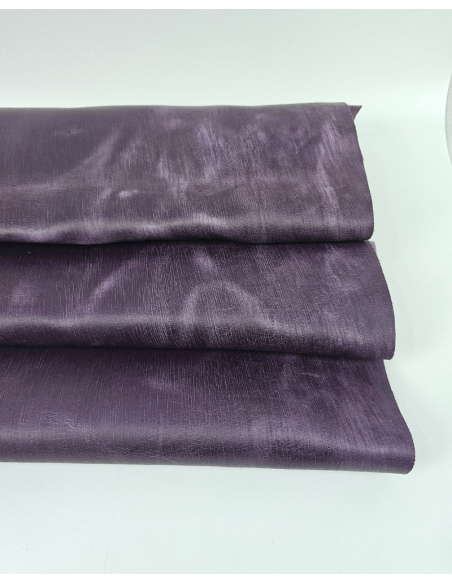 Mulled Grape Houston Distressed Antique Vintage Look Leather