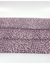 Chalk Pink Leopard Acid Printed Soft Leather