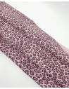 Pale Lilac Leopard Acid Printed Soft Leather
