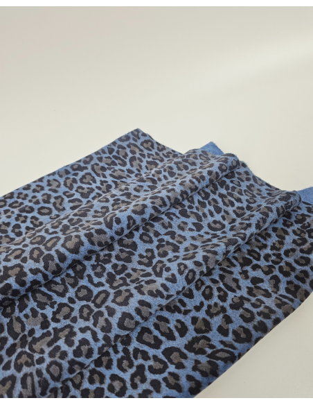 Provence Leopard Acid Printed Soft  Leather