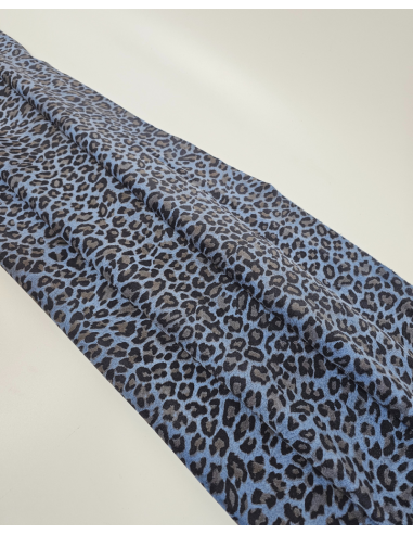Provence Leopard Acid Printed Soft  Leather