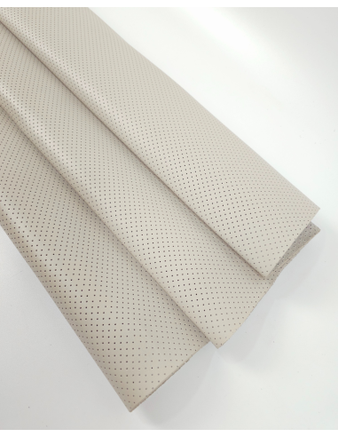 Pumice Stone Perforated Soft Leather