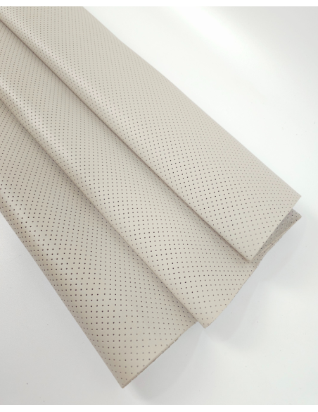 Pumice Stone Perforated Soft Leather
