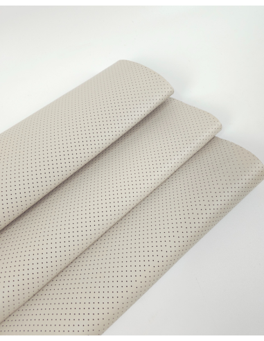 Pumice Stone Perforated Soft Leather