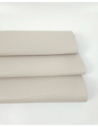 Pumice Stone Perforated Soft Leather