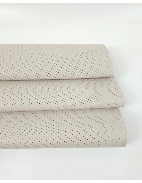 Pumice Stone Perforated Soft Leather