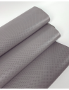 Frost Gray Perforated Soft Leather