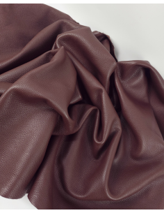 Bitter Chocolate Dominica Waterproof Pebble Dollar Print Round Body Full Grain Natural Full Dyed Leather