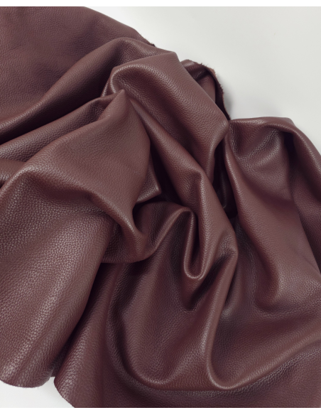 Bitter Chocolate Dominica Waterproof Pebble Dollar Print Round Body Full Grain Natural Full Dyed Leather