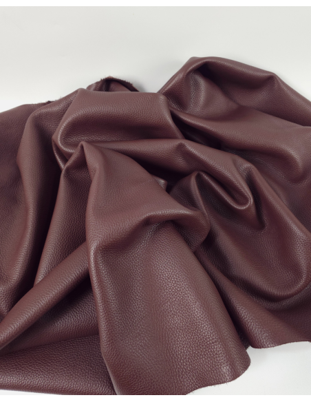 Bitter Chocolate Dominica Waterproof Pebble Dollar Print Round Body Full Grain Natural Full Dyed Leather