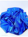 Eletric Blue 9075 Laminado Metallic Luxurious Calf Soft Leather