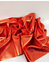 Orange 9044 Laminado Metallic Luxurious Calf Soft Leather