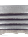 Steel 9021 Laminado Metallic Luxurious Calf Soft Leather