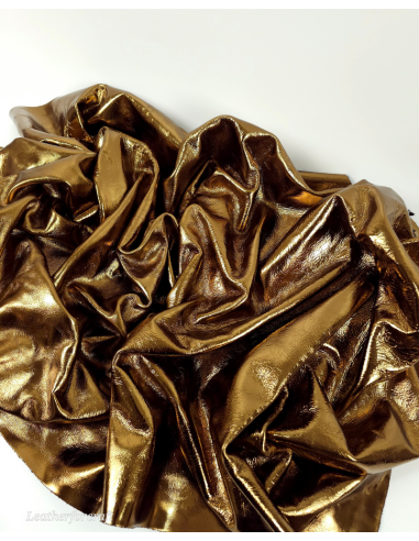 Bronze 6996 Metallic Milled Calf Soft Leather