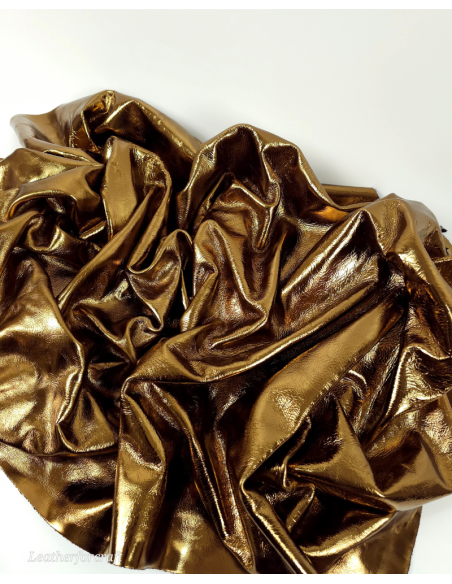 Bronze 6996 Metallic Milled Calf Soft Leather