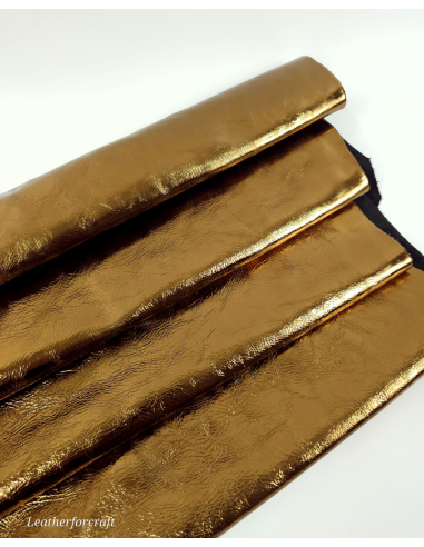 Bronze 6996 Metallic Milled Calf Soft Leather