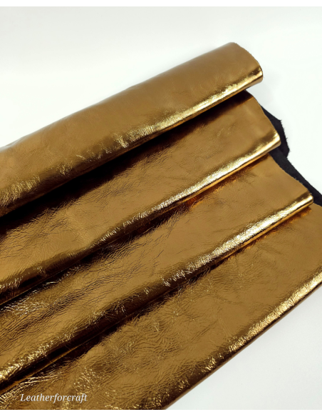 Bronze 6996 Metallic Milled Calf Soft Leather