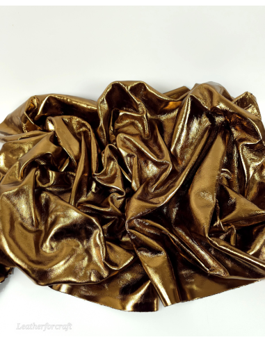 Bronze 6996 Metallic Milled Calf Soft Leather