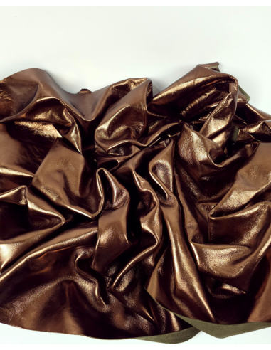 Bronze 8263 Metallic Milled Calf Soft Leather