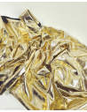 Gold 7567 Metallic Milled Calf Soft Leather