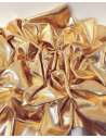 Gold 8042 Metallic Milled Calf Soft Leather