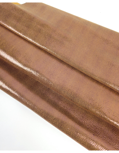 Old Rose Suica Metallic Goat Leather