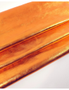 Orange 7269 Metallic Milled Calf Soft Leather