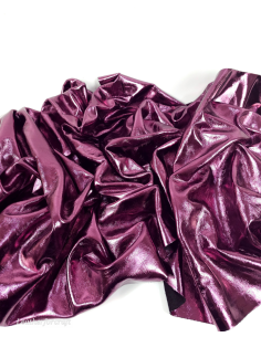 Purple 7721 Metallic Milled Calf Leather