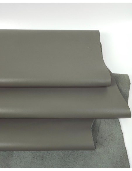 Castor Gray Premium Medium Soft Pure Lining Leather