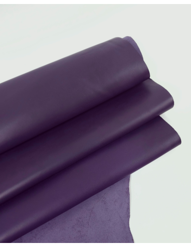 Purple Pennant Nova Fine Grain Calf Skin Leather
