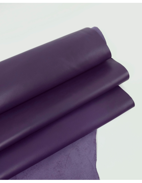 Purple Pennant Nova Fine Grain Calf Skin Leather