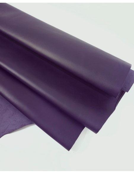 Purple Pennant Nova Fine Grain Calf Skin Leather
