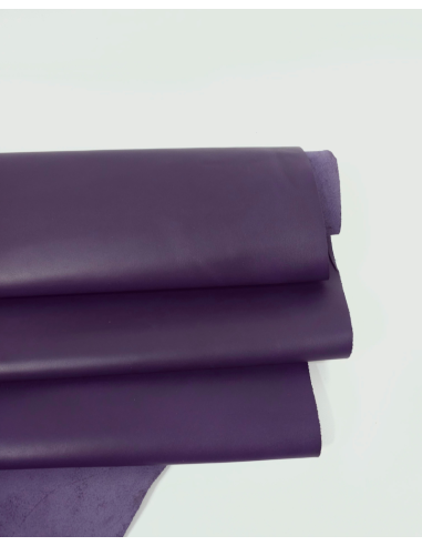 Purple Pennant Nova Fine Grain Calf Skin Leather