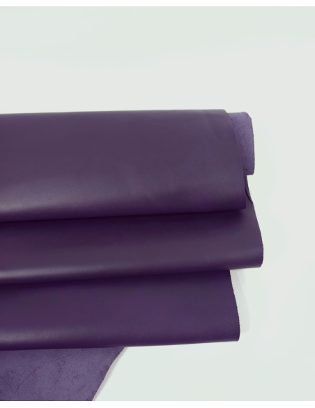 Purple Pennant Nova Fine Grain Calf Skin Leather
