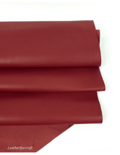 Spiced Apple Nova Fine Grain Calf Skin Leather 2